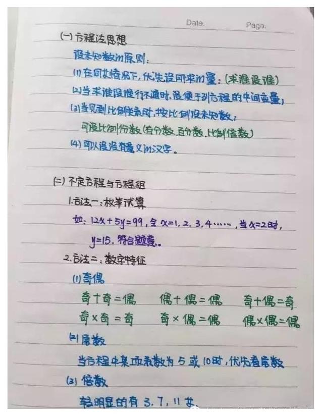 行測公式記不?。繉W(xué)霸幾張筆記就搞定了！